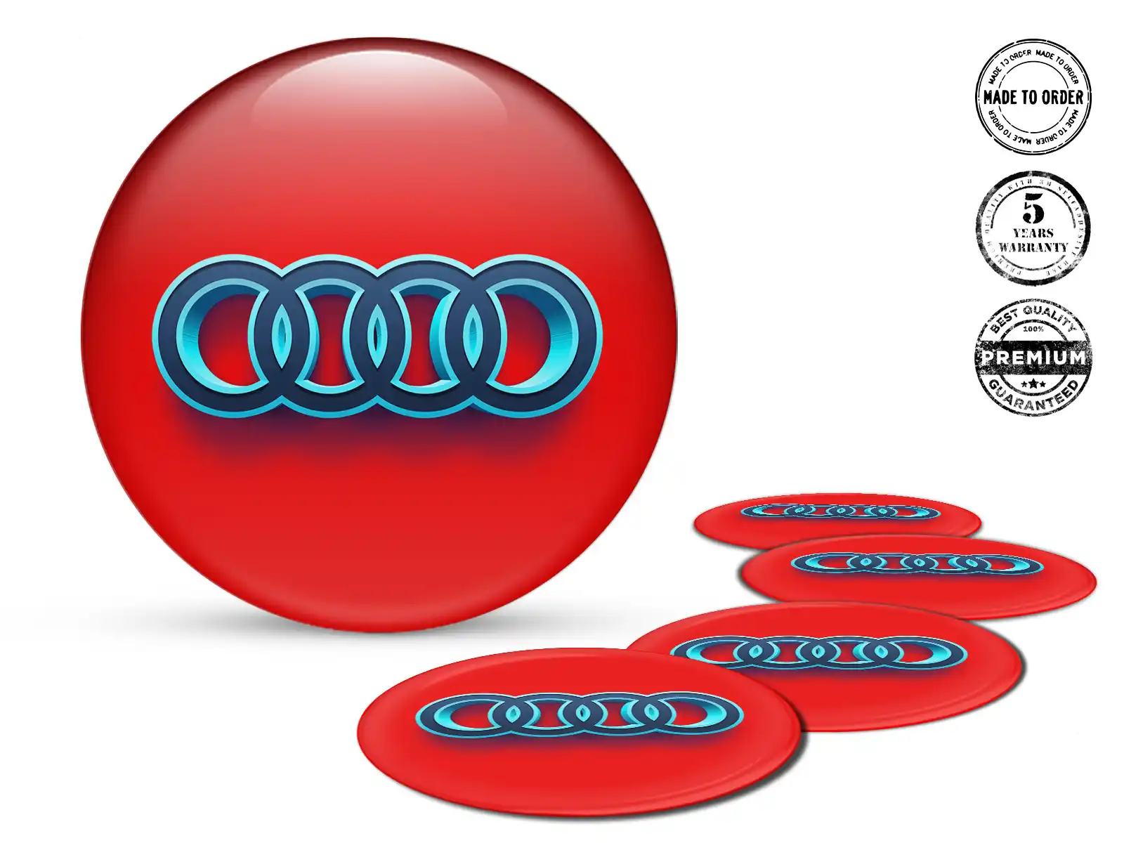 Audi Calcomanías de Rueda Custom Pulso Racing Interestelar